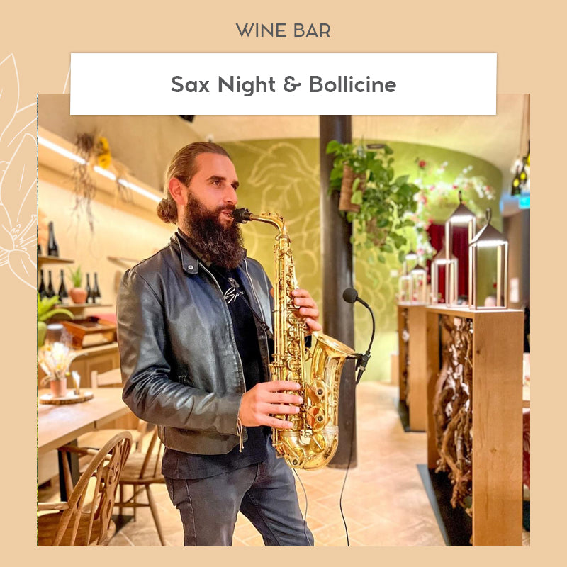 
                  
                    Sax Night & Bollicine🥂
                  
                